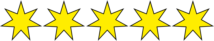 5 stjerner